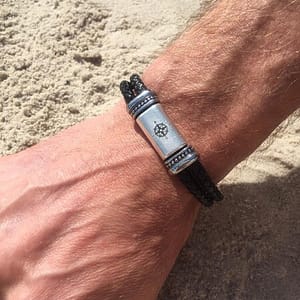 Ankerglücksherz-Armband Sturm – Bild 2