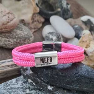 Ankerglücksherz-Armband-Sommerbrise
