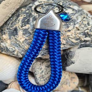 Ankerglücksherz-Royal Blue Anhänger