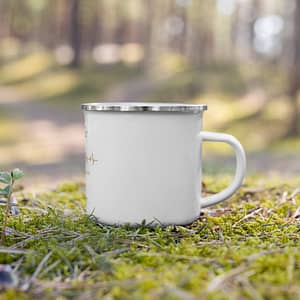 Emailletasse von Ankerglücksherz – Bild 2