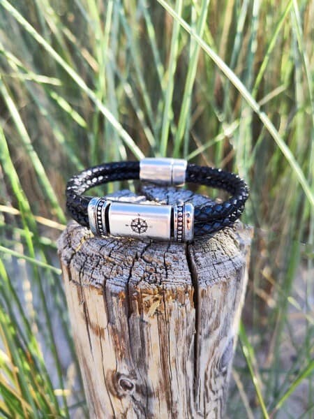 Ankerglücksherz-Armband Sturm