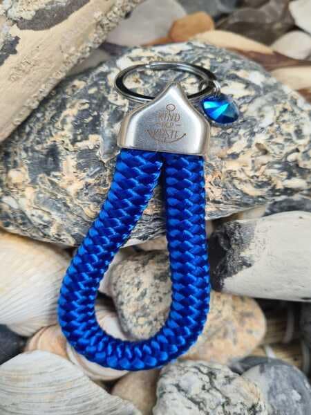 Ankerglücksherz-Royal Blue Anhänger