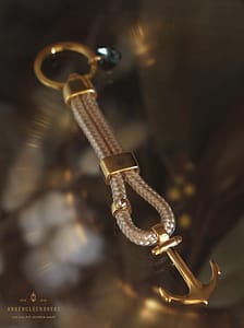 Handgemachter maritimer Schlüsselanhänger mit Anker