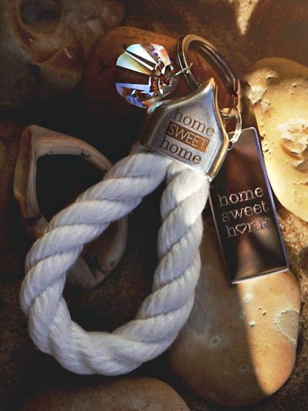 Ankerglücksherz-Anhänger Dein Zuhause