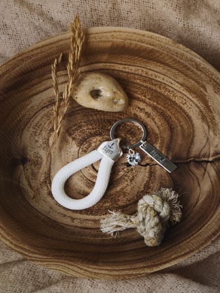 Ankerglücksherz-Anhänger Sehnsuchtsort Rügen