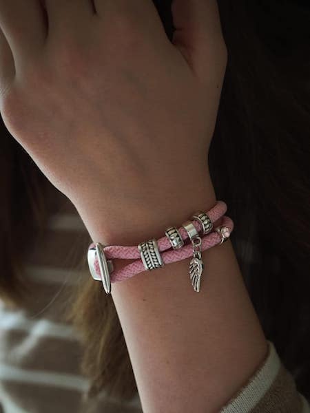 Ankerglücksherz-Armband Surfermädchen