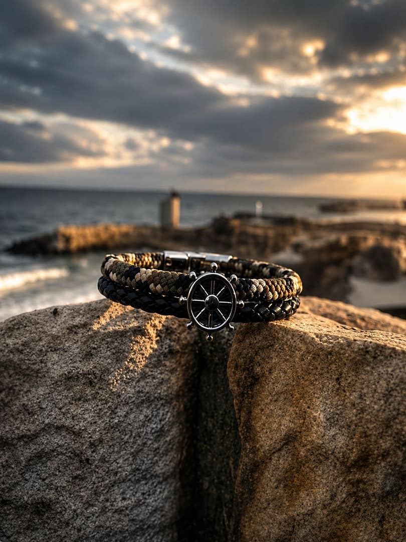 Maritimes Armband stürmische See