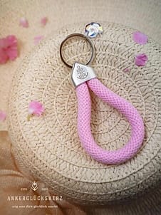 Ankerglücksherz-Anhänger Kind der Küste