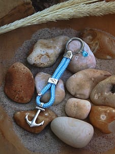 Anhänger "Tropfen"Tropfen aus Swarovski Element(s) in hellblau wie der Atlantik