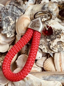 Ankerglücksherz-Anhänger „World’s Best Mum“