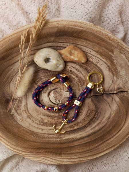 Ankerglücksherz Set-SeemannDas Flüstern des Wind.es, das Rauschen der See schenken einem das Glück, einfach zu existieren.