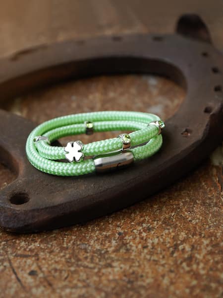 Ankerglücksherz-Doppelarmband-Glück